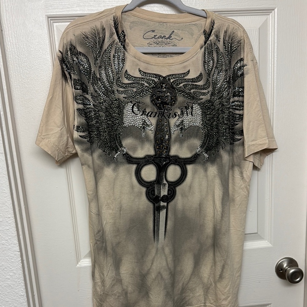 Men's y2k eagle feathers sword shirt